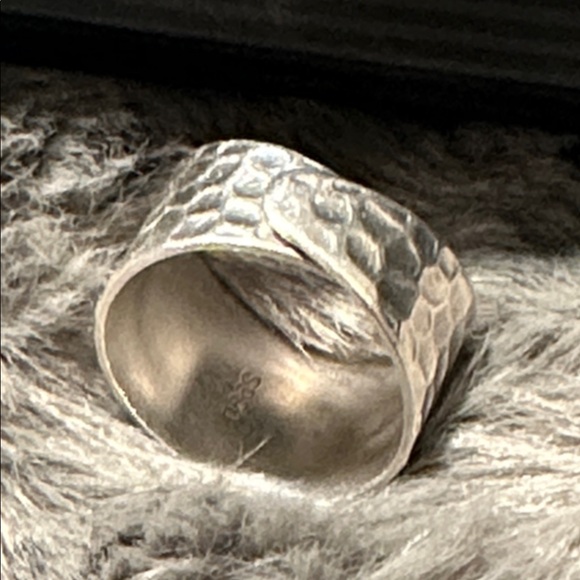 Silver Textured Ring - Picture 1 of 6